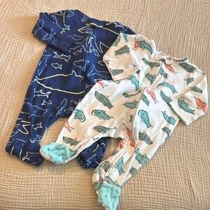 Kids One Piece Set - Blue and White